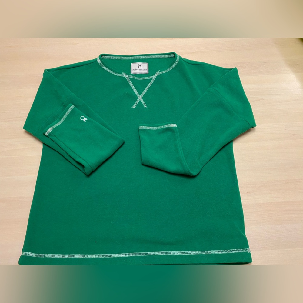 Dudley Stephens Somerset Sweatshirt Terry Fleece - Kelly Green
